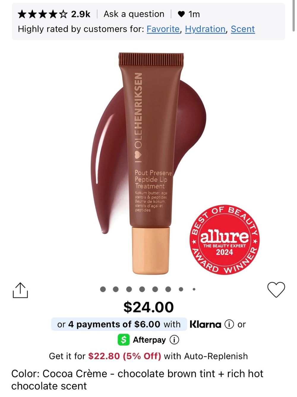 Ole Henriksen Lip Peptide Treatment